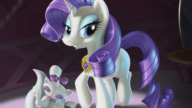 Pony dog room purple background free wallpaper for desktop - medium preview image