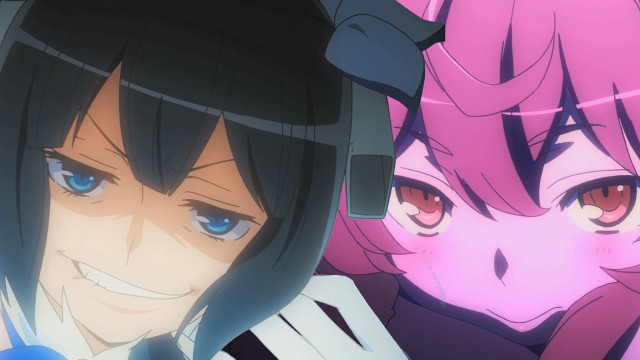 Anime characters blue eyes pink free wallpaper for desktop - medium preview image