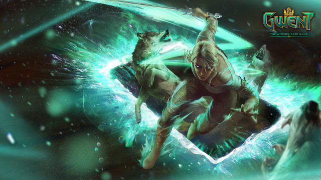 Man holding sword wolf man free wallpaper for desktop - medium preview image