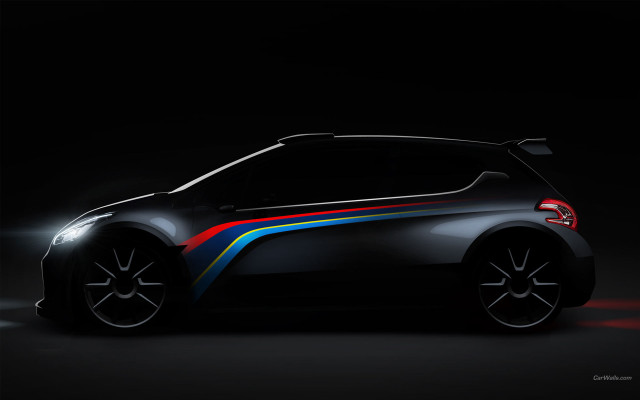 Colorful stripe car dark red free wallpaper for desktop - medium preview image