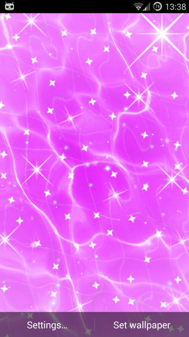 Pink background stars bubbles pattern free wallpaper for mobile - medium preview image