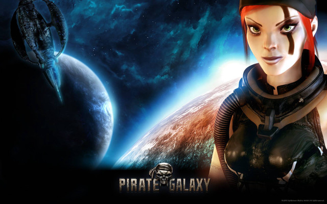 Woman space suit planet spaceship free wallpaper for desktop - medium preview image