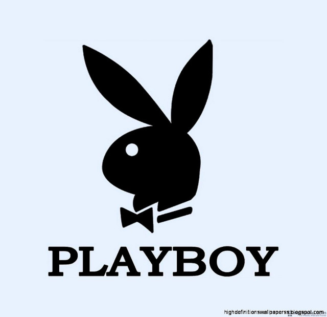 Rabbit head playboy logo black free wallpaper for tablet - medium preview image