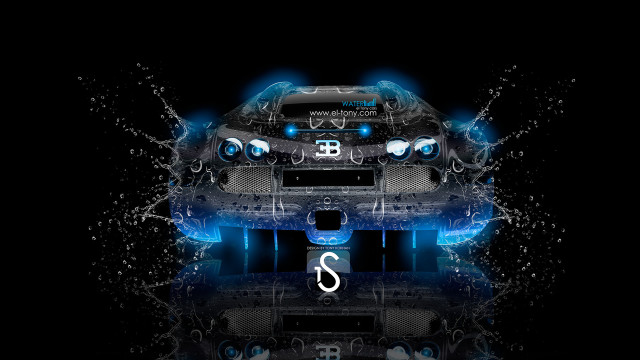 Car eyes blue light dark free wallpaper for desktop - medium preview image