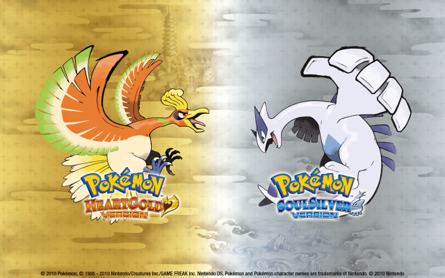 Pokemon logos side by side free wallpaper for desktop - medium preview image