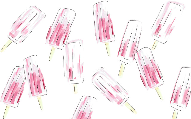 Popsicles on stick white surface free wallpaper for desktop - medium preview image