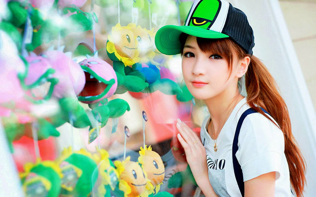 Girl hat tshirt cartoon characters #2 free wallpaper for desktop - medium preview image