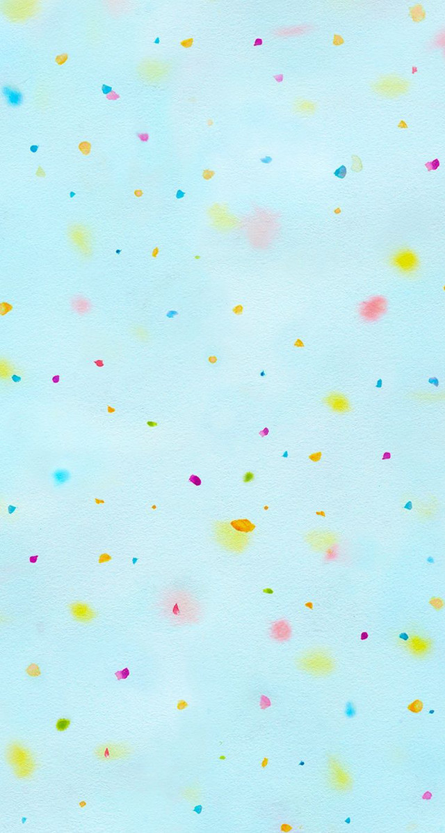 Blue background multicolored confetti white #3 free wallpaper for mobile - medium preview image