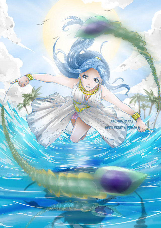 Woman white dress floating water free wallpaper for mobile - medium preview image