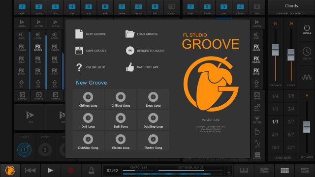 Groove logo sound board buttons free wallpaper for desktop - medium preview image