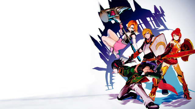 Anime characters group white background #15 free wallpaper for desktop - medium preview image