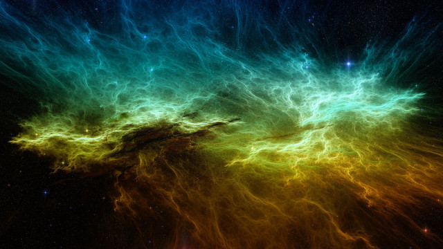 Colorful space stars dust bright free wallpaper for desktop - medium preview image