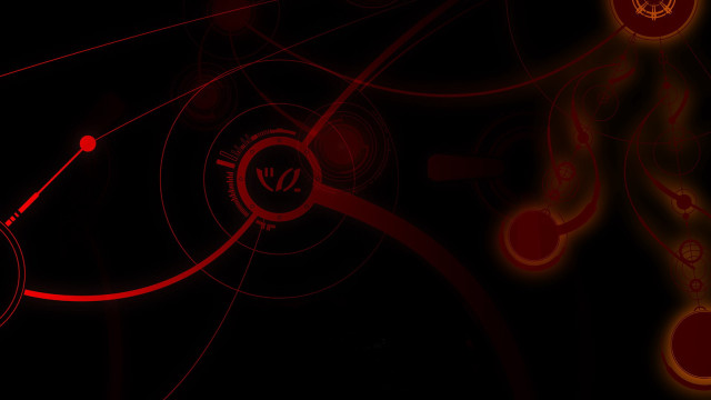 Red abstract background circles lines free wallpaper for desktop - medium preview image