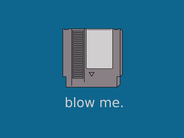 Floppy disk blow me blue free wallpaper for desktop - medium preview image