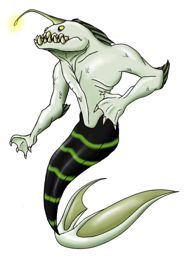 Cartoon character ball fish tail free wallpaper for mobile - medium preview image