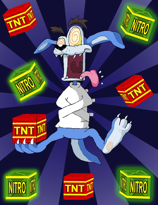 Cartoon character boxes caption intro free wallpaper for mobile - medium preview image