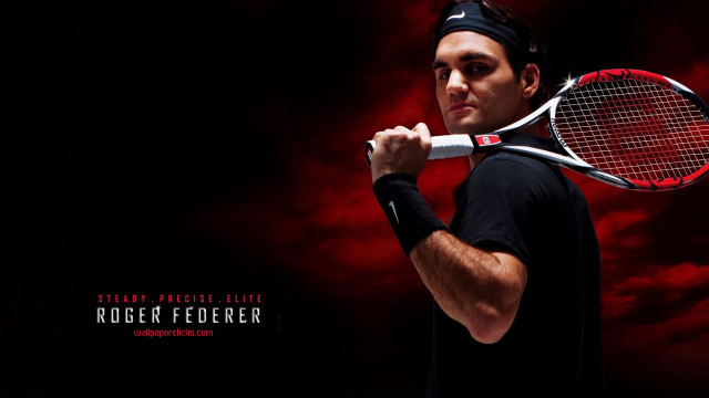 Man holding tennis racket red free wallpaper for desktop - medium preview image