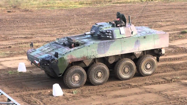 Military vehicle dirt field cones free wallpaper for desktop - medium preview image