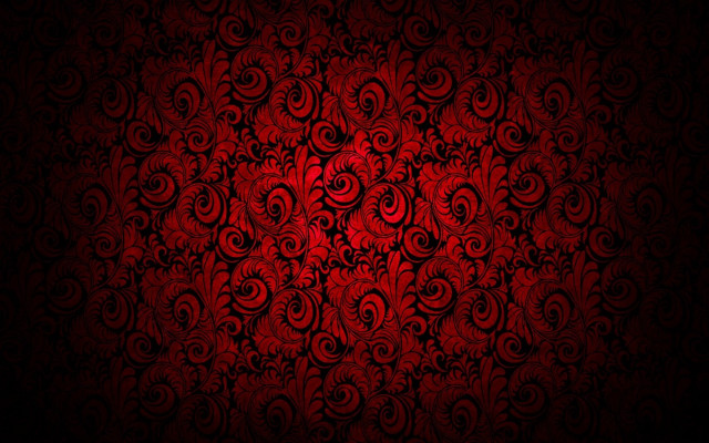 Red black wallpaper swirls leaves free wallpaper for desktop - medium preview image