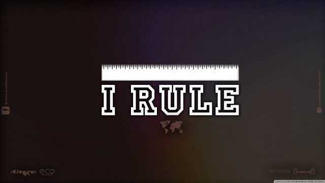 Piano keyboard i rules white free wallpaper for desktop - medium preview image