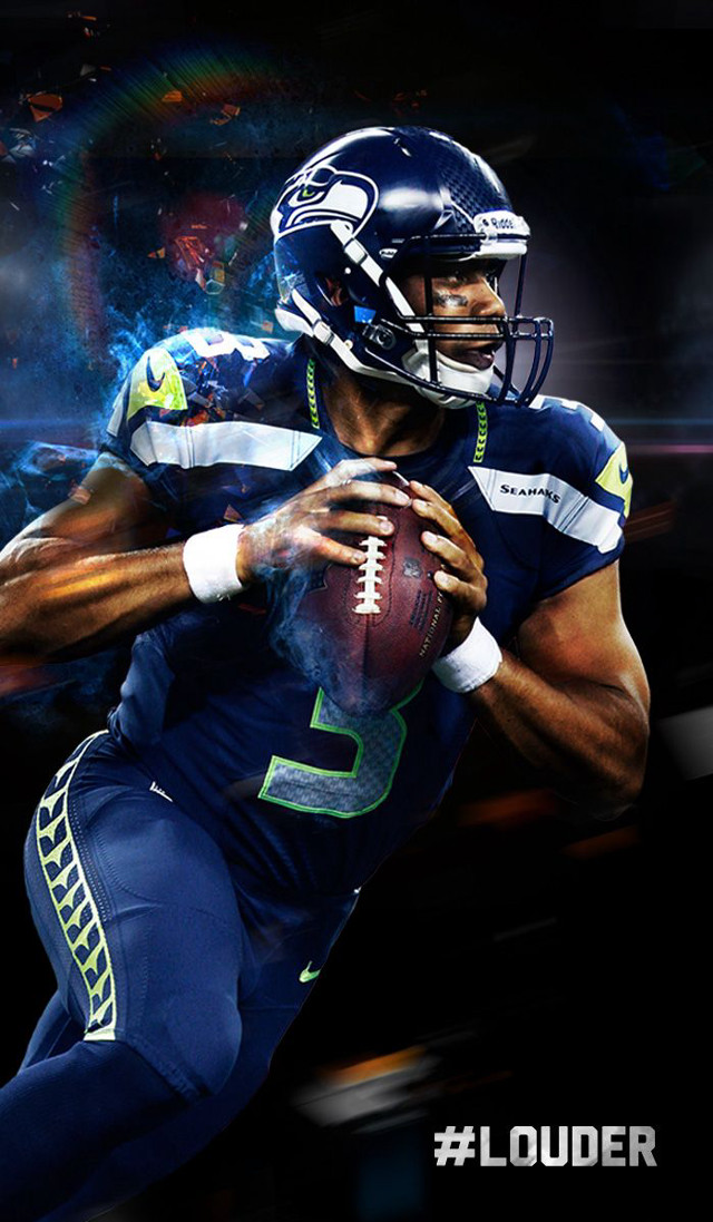 Football player holding ball helmet free wallpaper for mobile - medium preview image