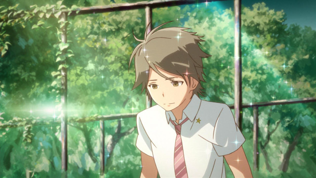 Man tie window trees fence free wallpaper for desktop - medium preview image