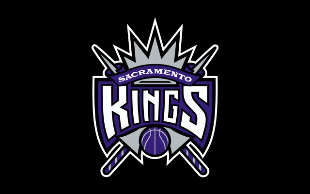 Sacramento kings logo black background free wallpaper for desktop - medium preview image