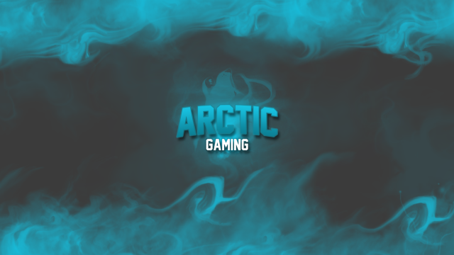Arctic gaming blue black background free wallpaper for desktop - medium preview image