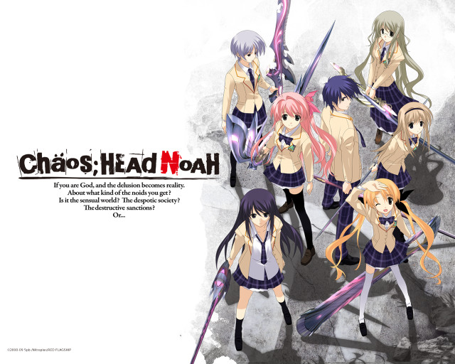 Anime girls swords chaos head free wallpaper for desktop - medium preview image