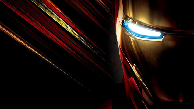 Iron man closeup blurry background free wallpaper for desktop - medium preview image