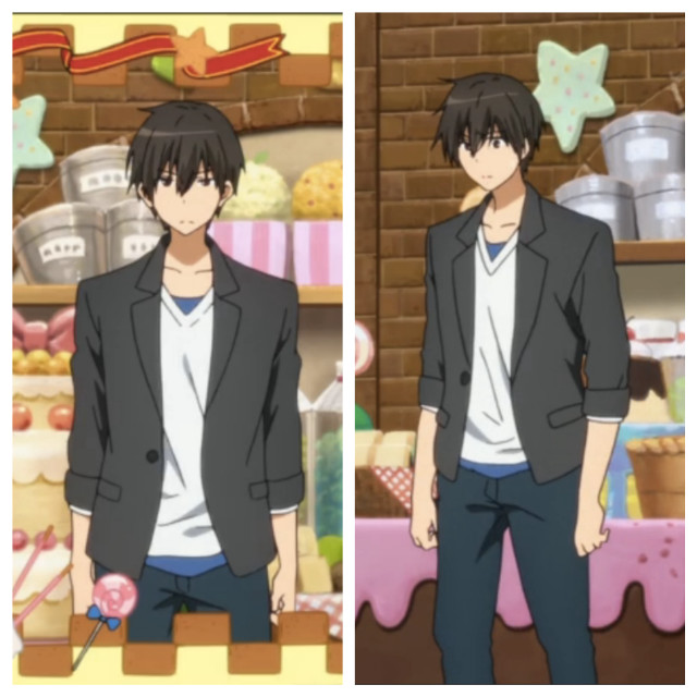 Man suit tie counter food free wallpaper for tablet - medium preview image