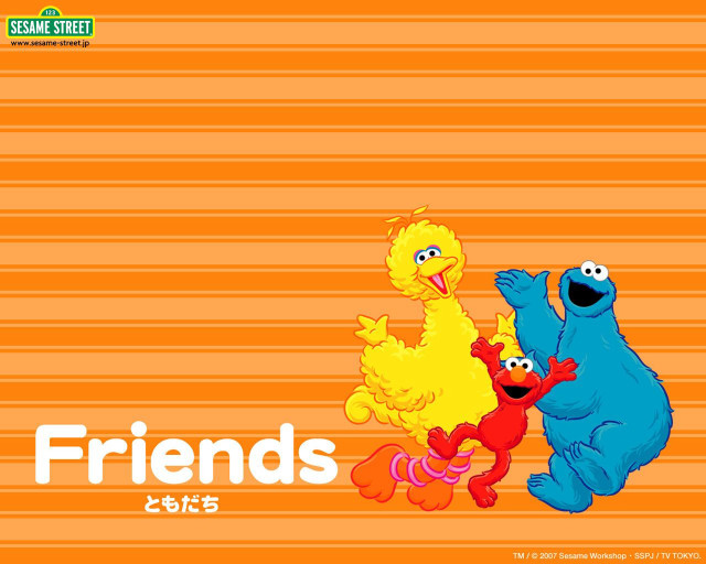 Sesame street poster sesame characters free wallpaper for desktop - medium preview image