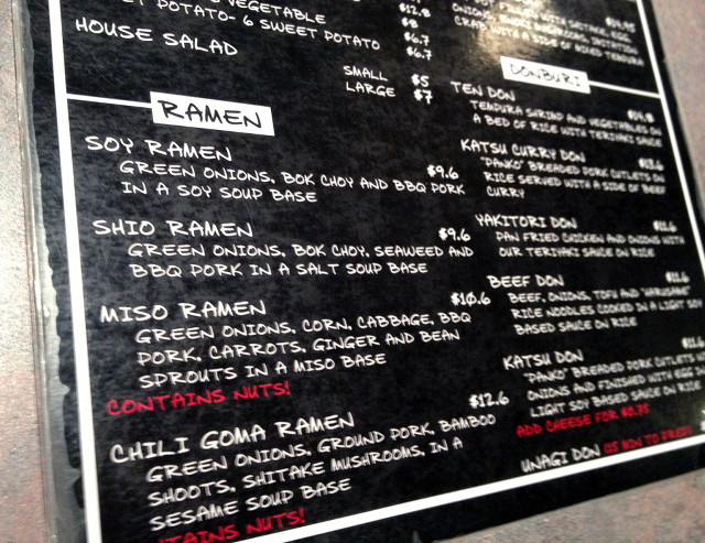 Menu board black white red free wallpaper for desktop - medium preview image