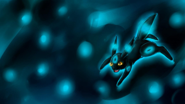 Glowing eyes bioluminescent bubble arcade free wallpaper for desktop - medium preview image