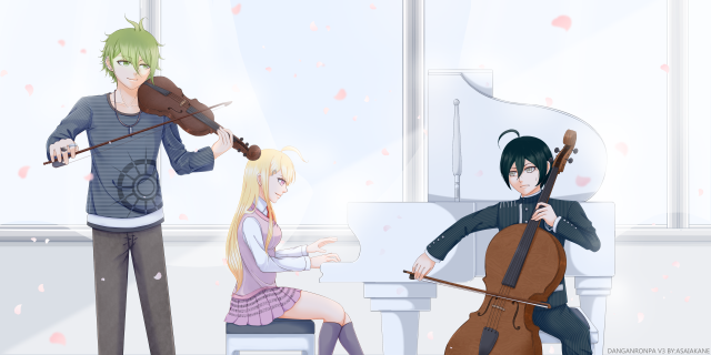 Man violin woman violin room free wallpaper for desktop - medium preview image