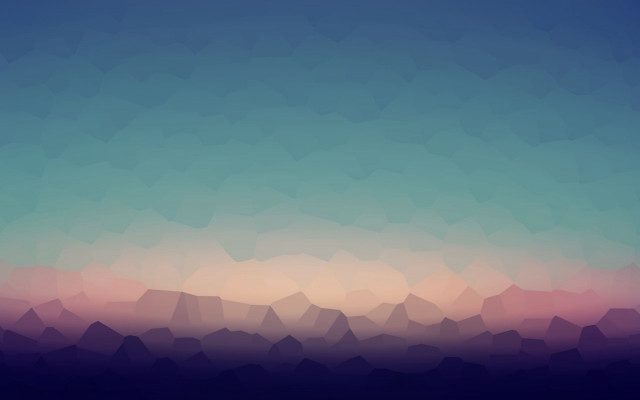 Blue pink sky hills clouds free wallpaper for desktop - medium preview image