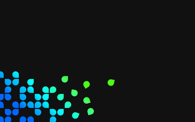 Black background blue green pattern free wallpaper for desktop - medium preview image