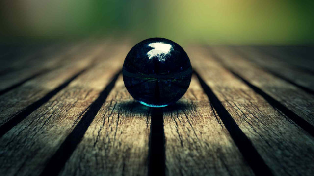 Black ball wooden table green free wallpaper for desktop - medium preview image