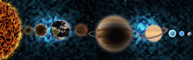 Solar system eight planets star free wallpaper for desktop - medium preview image