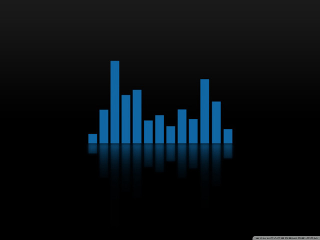 Black blue background bar chart free wallpaper for desktop - medium preview image