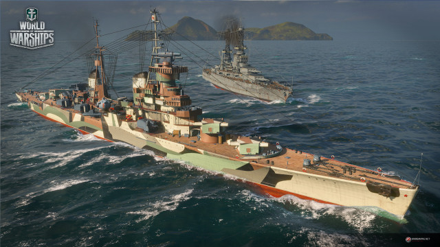 Large ship ocean small background free wallpaper for desktop - medium preview image