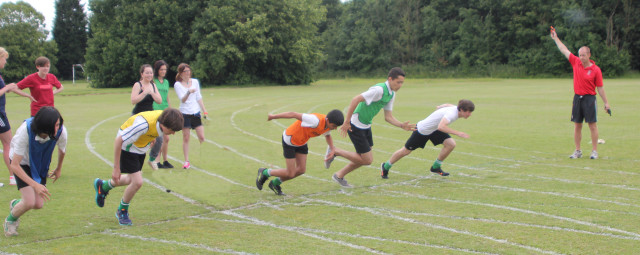 People running field trees group free wallpaper for desktop - medium preview image