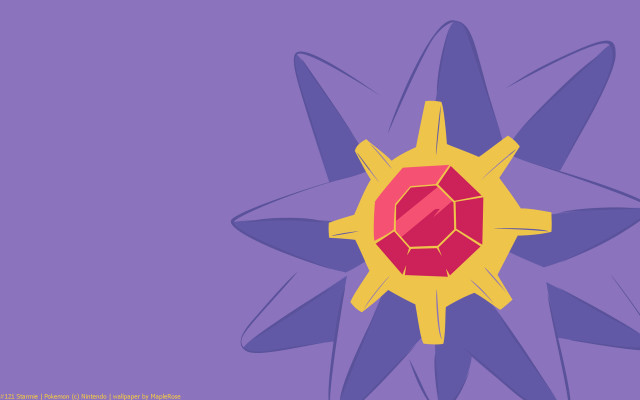 Purple background yellow red star free wallpaper for desktop - medium preview image