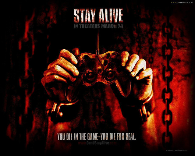 Movie poster person gun chain free wallpaper for desktop - medium preview image