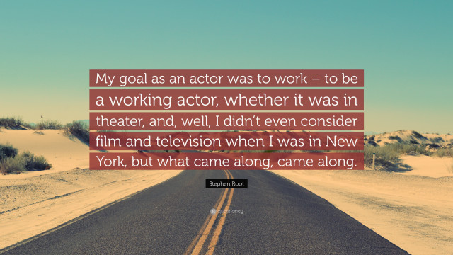 Road quote actor working theater free wallpaper for desktop - medium preview image