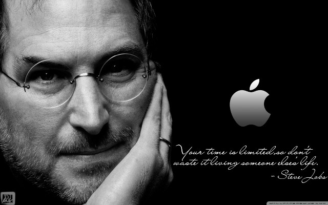 Man glasses quote apple logo free wallpaper for desktop - medium preview image