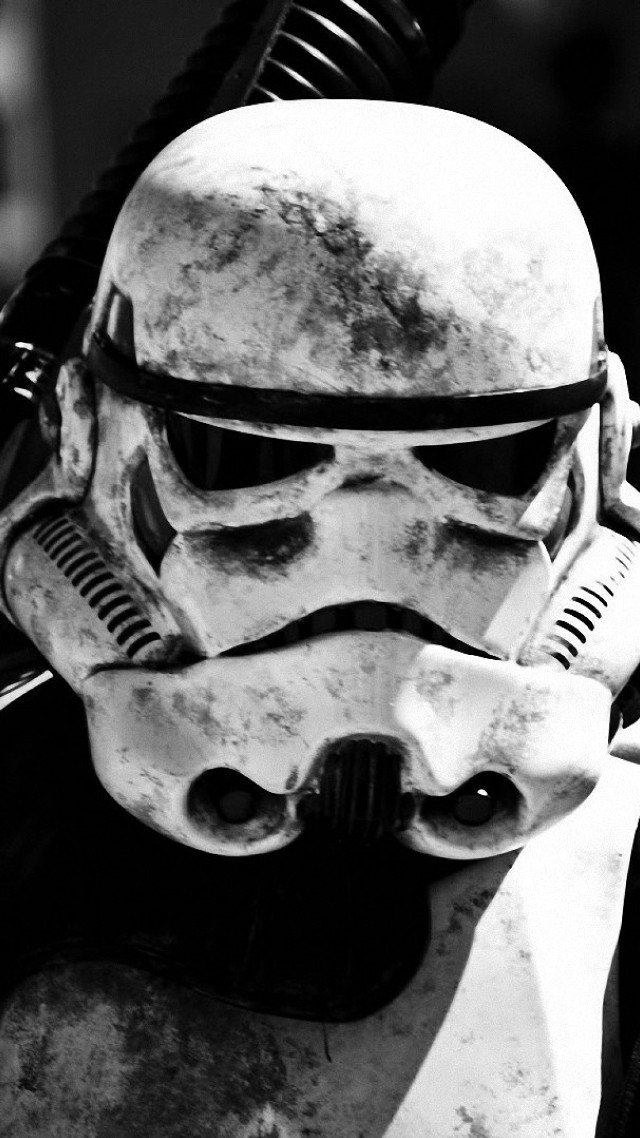 Star wars trooper helmet gun free wallpaper for mobile - medium preview image