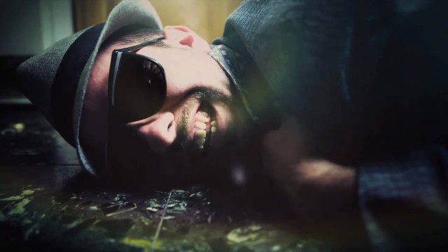 Man hat sunglasses laying head free wallpaper for desktop - medium preview image