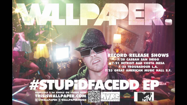 Concert poster man hat sunglasses free wallpaper for desktop - medium preview image