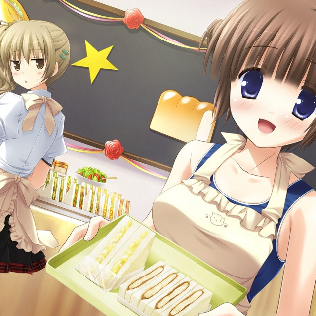 Anime girls donuts kitchen star free wallpaper for tablet - medium preview image